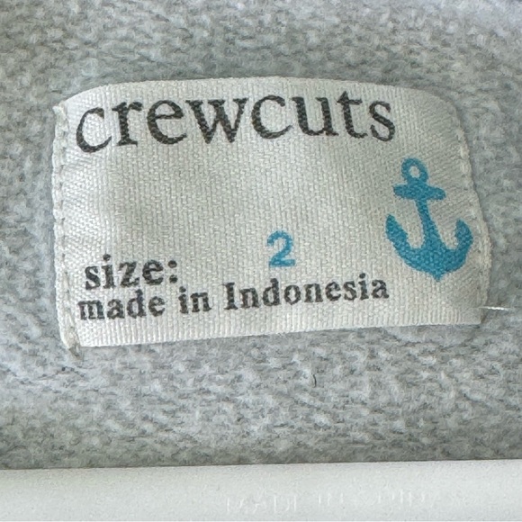 J. CREW Crewcuts 2T  Toddler Full-Zip Hooded French Terry Sweatshirt  Jacket - Picture 3 of 4